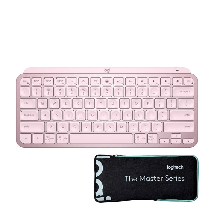 Teclado Logitech Mx Keys Mini Rose - ibeamcl
