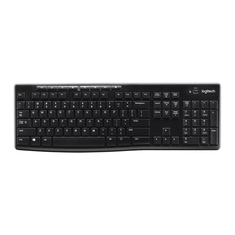 Teclado Inalámbrico Logitech K270 Negro