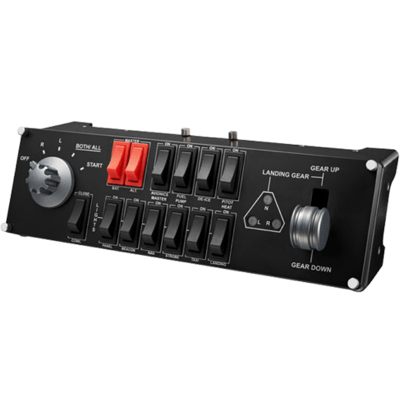 Panel de Vuelo Logitech G Saitek Pro Flight Switch Panel Negro