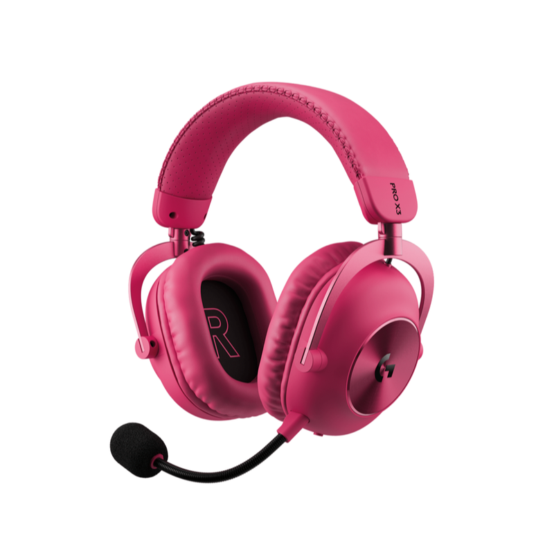 Audífonos Gamer Inalámbricos Logitech G PRO X3 Lightspeed Magenta