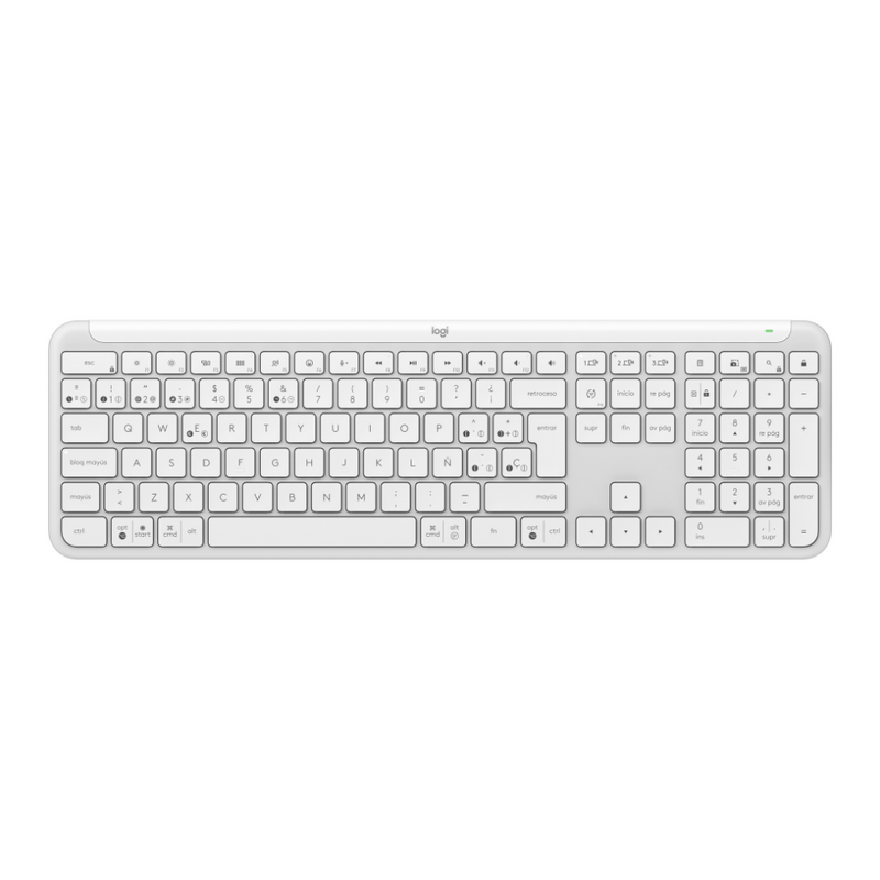 Teclado Logitech Signature Slim Inalambrico K950 Blanco - ibeamcl