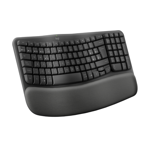 Teclado Logitech Wave Ergonomico Graphito - ibeamcl