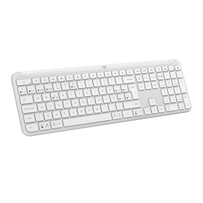 Teclado Logitech Signature Slim Inalambrico K950 Blanco