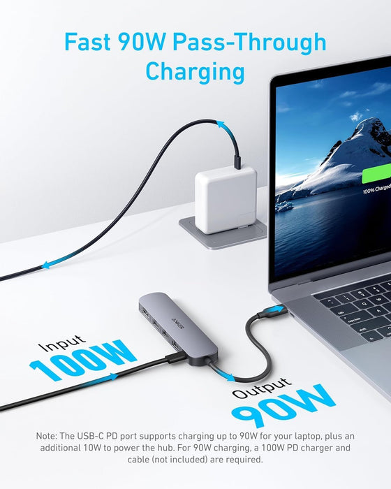 Anker Hub USB-C 5-en-1 con HDMI 4K y Power Delivery - ibeamcl