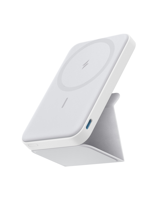 Anker 622 MagGo 5000mAh (A1614) – Power Bank Magnético con Soporte Plegable White - ibeamcl
