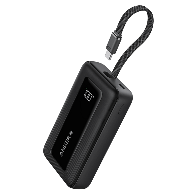 Anker Zolo Power Bank 10 000mAh (A1688) – Carga Rápida 30W con Cable USB-C Integrado - ibeamcl