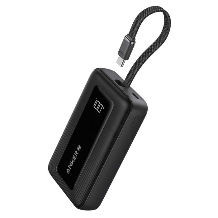 Anker Zolo Power Bank 10 000mAh (A1688) – Carga Rápida 30W con Cable USB-C Integrado - ibeamcl