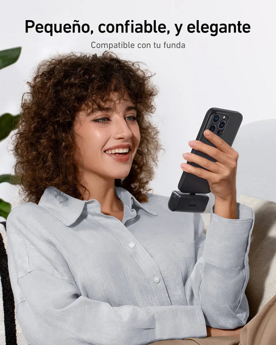 Cargador Portátil Power Bank Anker Nano, 5000mah 22.5w, n