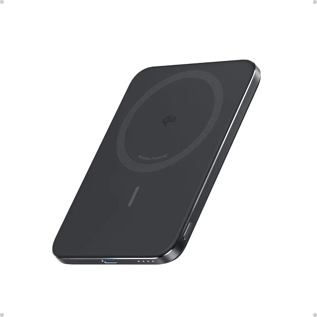 Power Bank Magnético Anker Nano 5000mAh Qi2 Ultra Slim Negro – Carga Inalámbrica 15W USB-C 20W