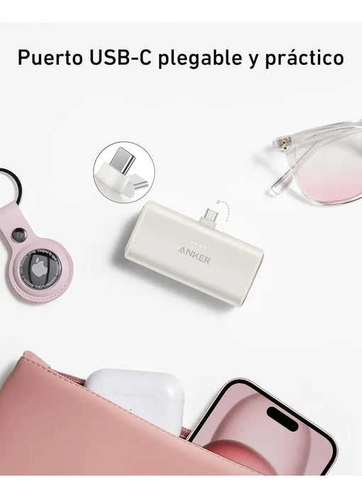 Cargador Portátil Power Bank Anker Nano, 5000mah 22.5w b