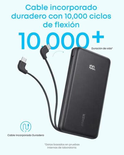Power Bank Anker Zolo 10K 22,5W Negro