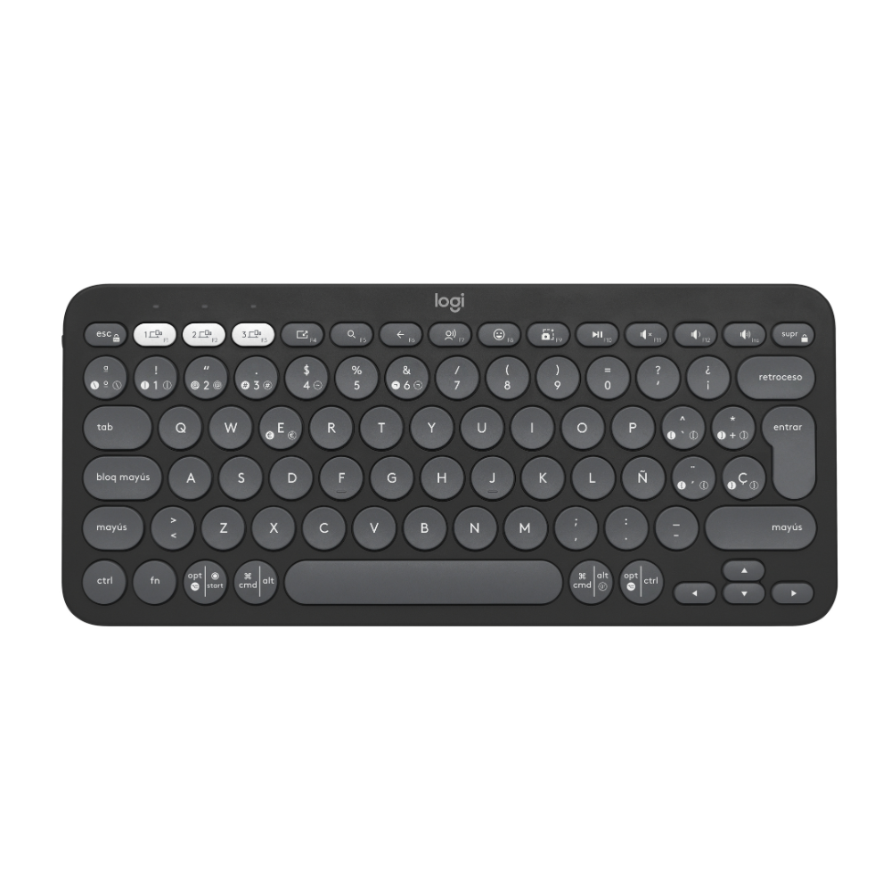 Logitech Pebble Keys 2 K380s Grafito