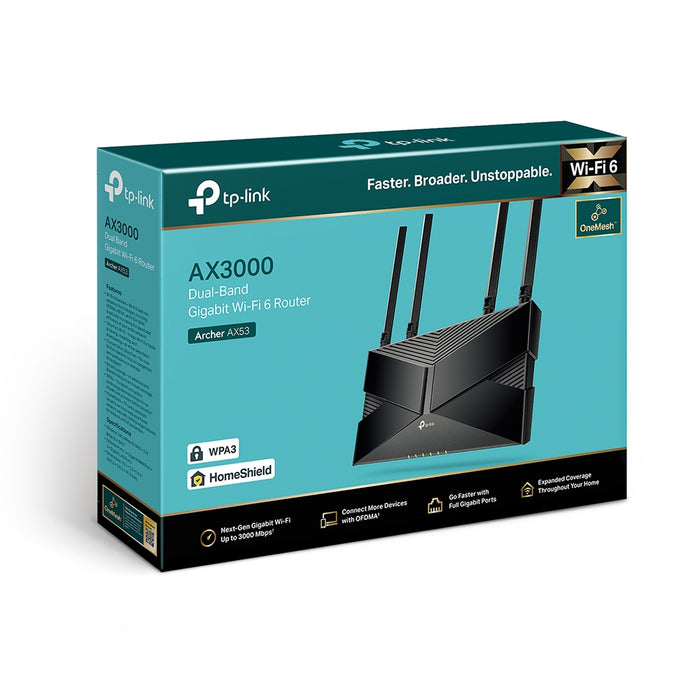 TP-Link AX3000 Dual Band Gigabit Wi-Fi 6 Router