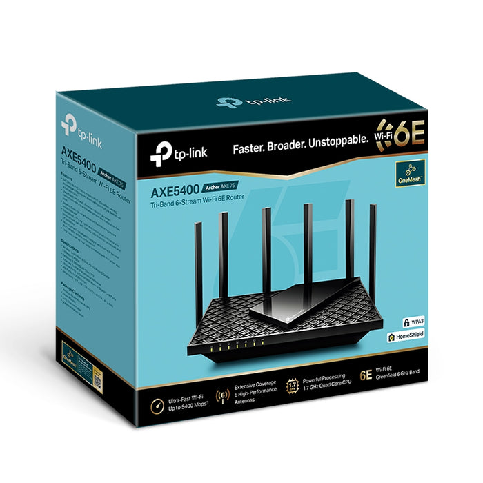 TP-Link AXE5400 Tri-Band WiFi 6E Router