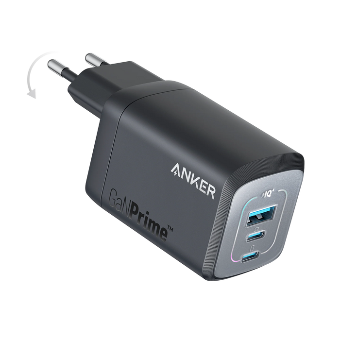 Cargador 3 Puertos 65W Anker - ibeamcl