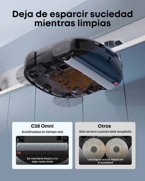 Eufy Aspiradora Robot Omni C28 Negra