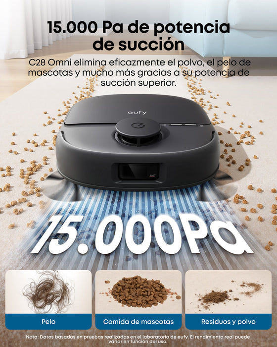 Eufy Aspiradora Robot Omni C28 Negra