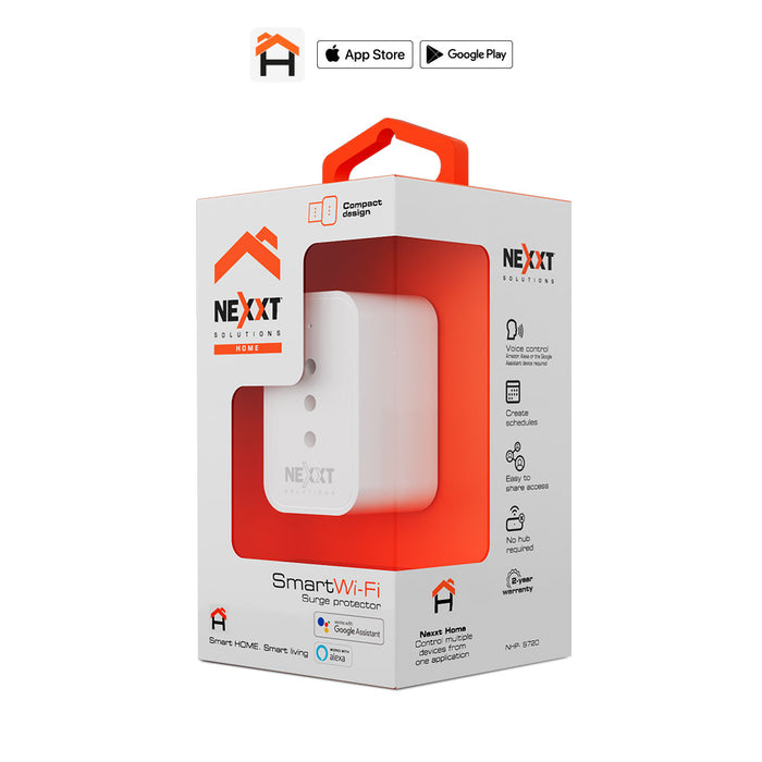 Enchufe Inteligente Wi-Fi Nexxt 220V con Control por App y Alexa/Google