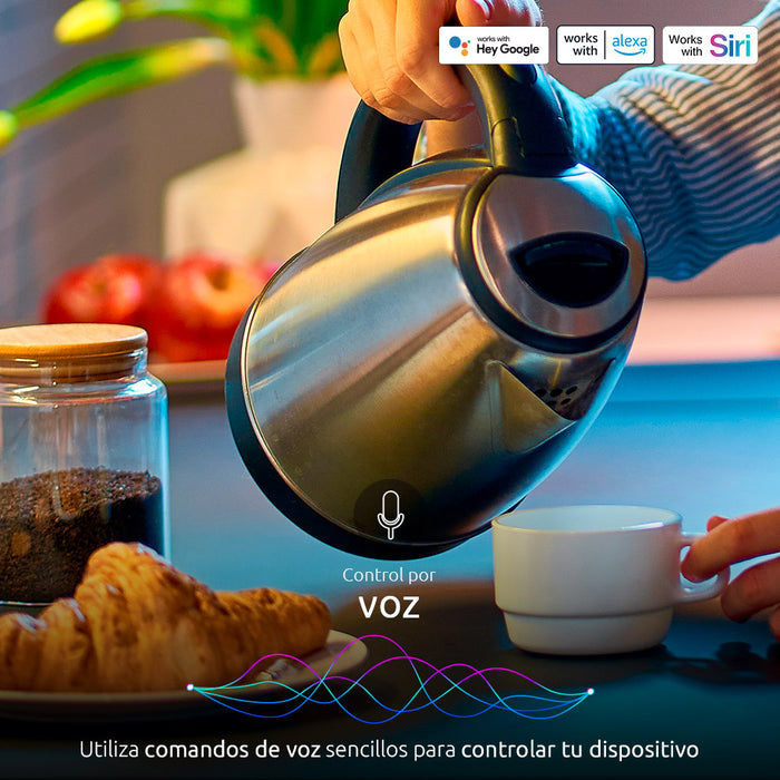 Enchufe Inteligente Wi-Fi Nexxt 220V con Control por App y Alexa/Google