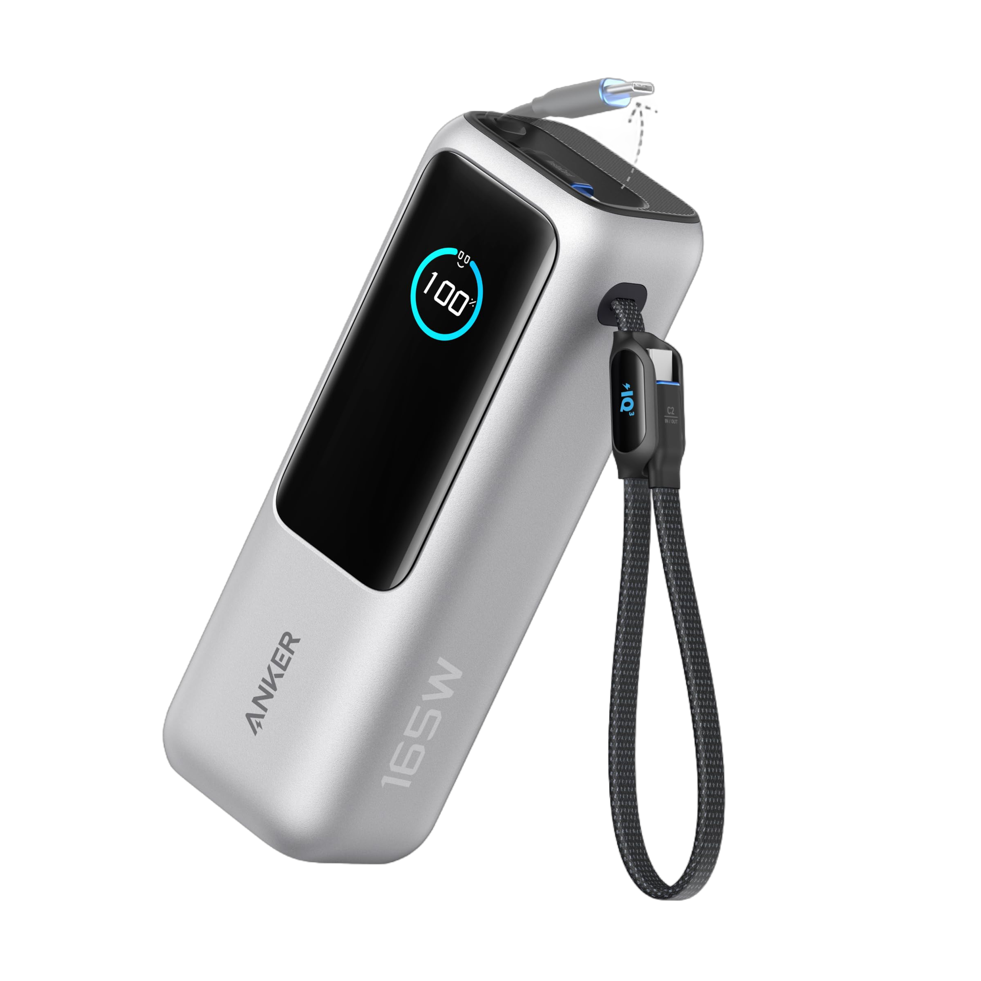 Anker Power Bankモバイルバッテリー25000mAh 165w Power Bank Anker 25000mAh 165W – Carga Rápida USB-C PD 100W