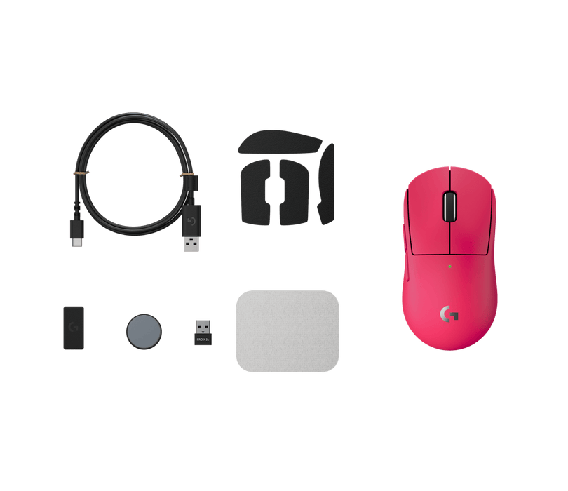 Mouse Gamer Inalámbrico Logitech G PRO X Superlight 2c Magenta