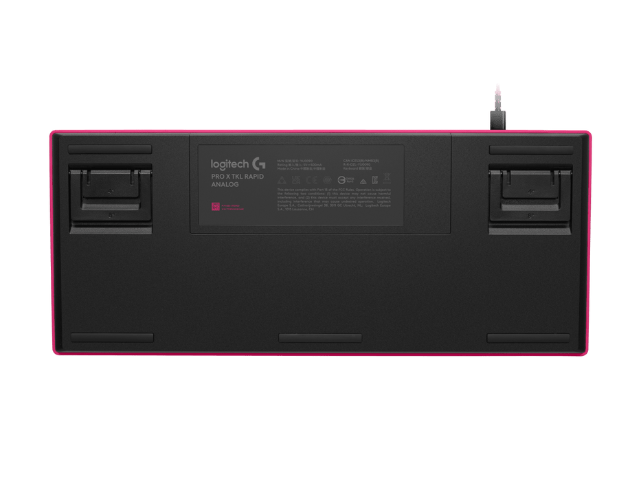 Teclado Gamer Logitech G PRO X TKL Rapid Magenta