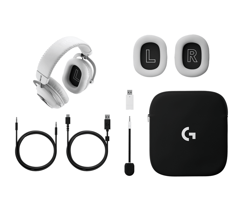 Audífonos Gamer Inalámbricos Logitech G PRO X3 Lightspeed Blanco