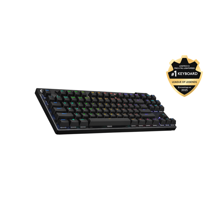 Teclado Gamer Inalámbrico Logitech G PRO X TKL Lightspeed Negro