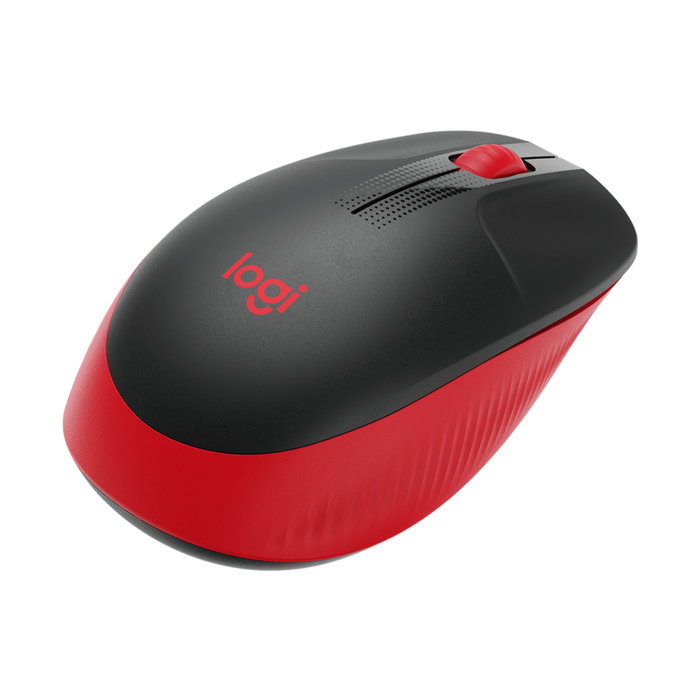 Mouse Inalámbrico Logitech M190 Rojo