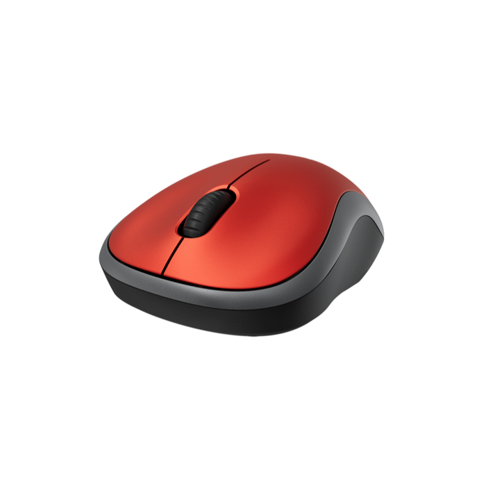 Mouse Inalámbrico Logitech M185 Rojo