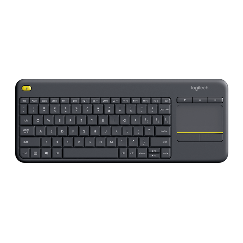 Teclado Inalámbrico Logitech K400 Plus Negro