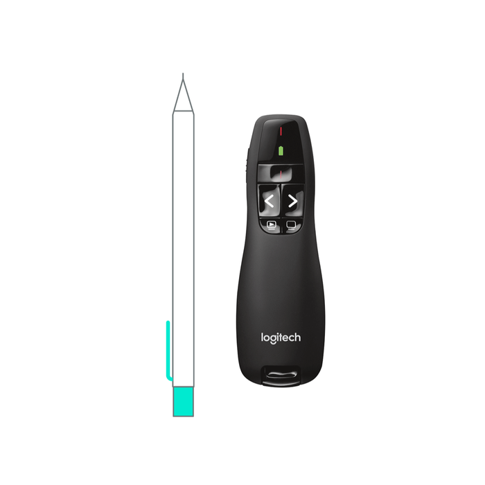 Presentador Inalámbrico Logitech R400 Negro