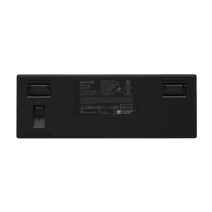 Teclado Gamer Inalámbrico Logitech G PRO X 60 Táctil Negro