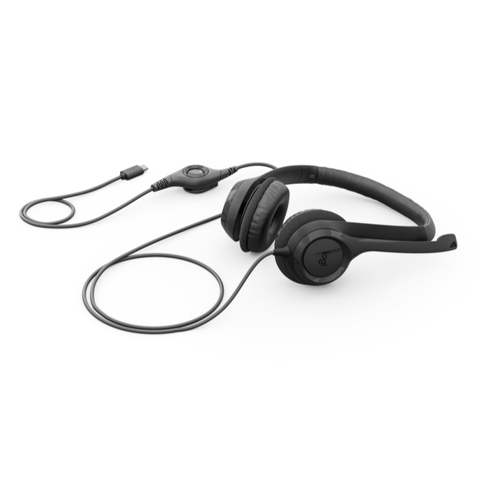 Audífonos Logitech H390 USB-C Negro