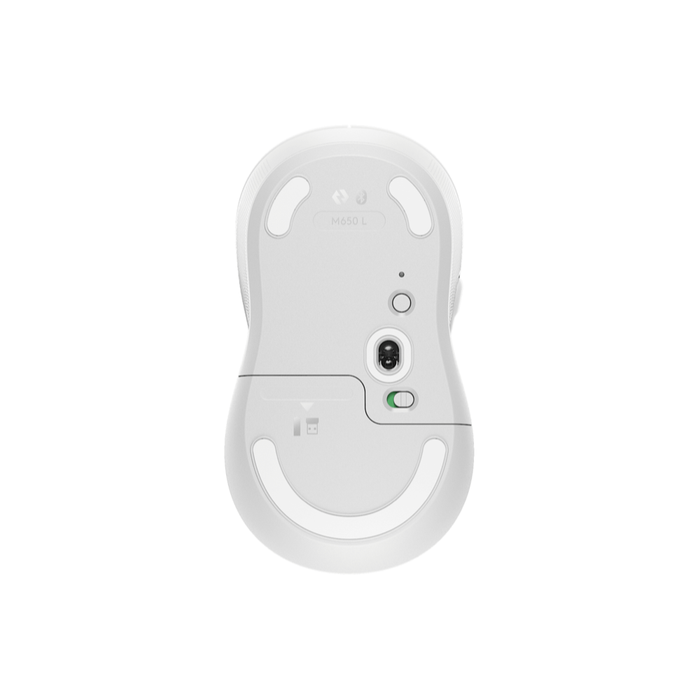Mouse Inalámbrico Logitech Signature M650 L Blanco Crudo