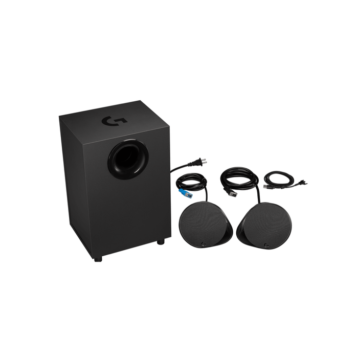 Parlantes Gamer 2.1 Logitech G560 Negro