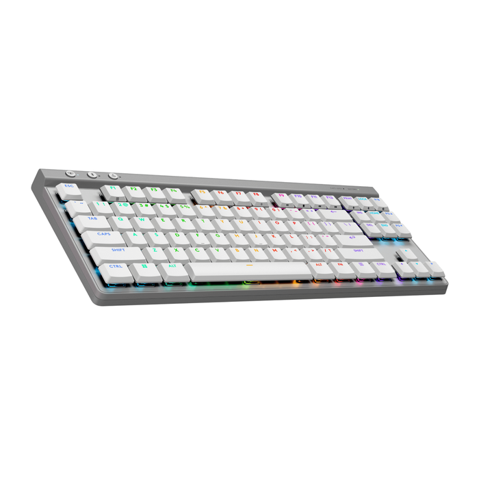 Teclado Gamer Inalámbrico Logitech G515 Lightspeed TKL Blanco