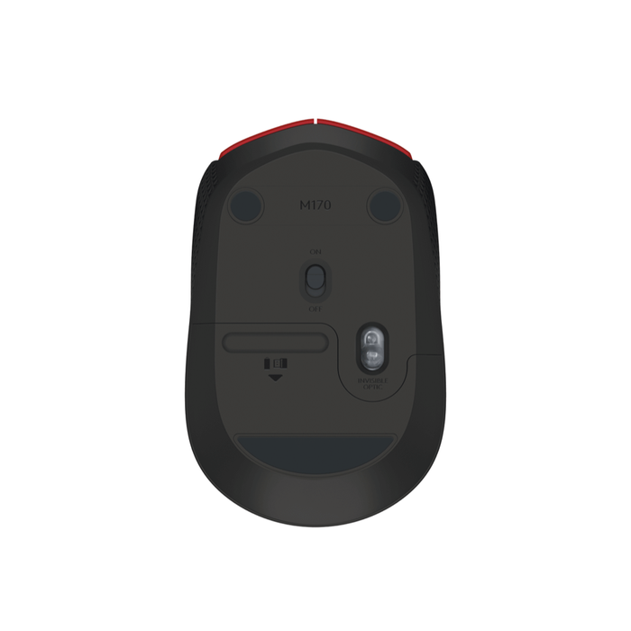Mouse Inalámbrico Logitech M170 Rojo