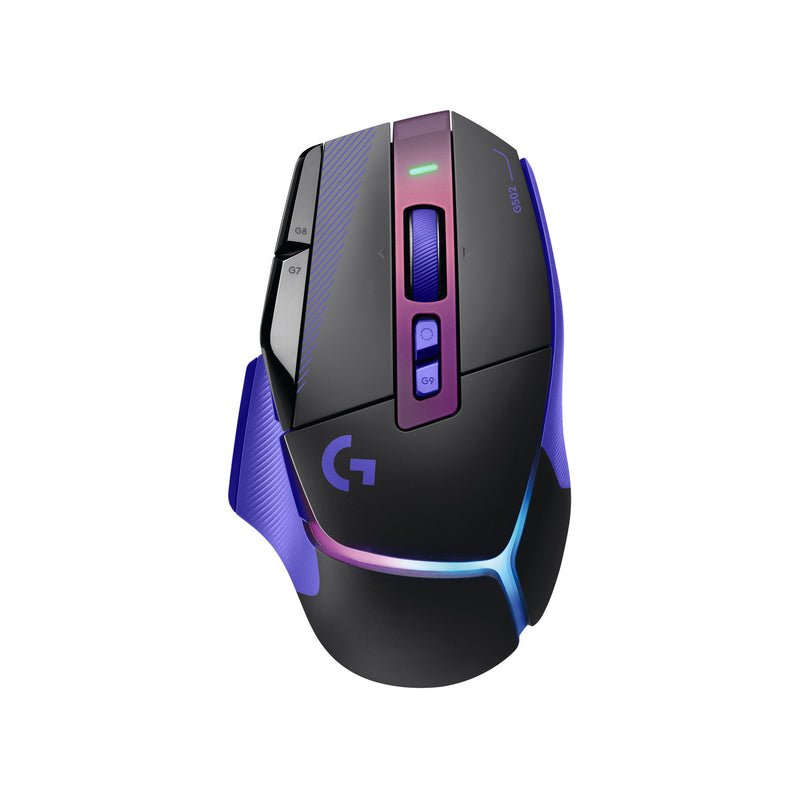 Mouse Gamer Inalámbrico Logitech G502 X Plus Negro y Morado