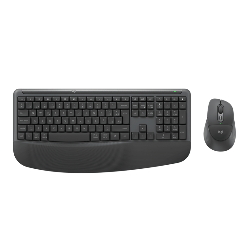 Combo Inalámbrico Logitech Signature Comfort Plus MK880 Grafito
