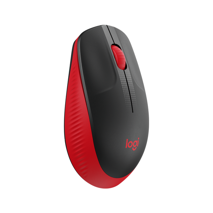 Mouse Inalámbrico Logitech M190 Rojo