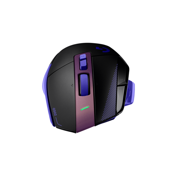 Mouse Gamer Inalámbrico Logitech G502 X Plus Negro y Morado