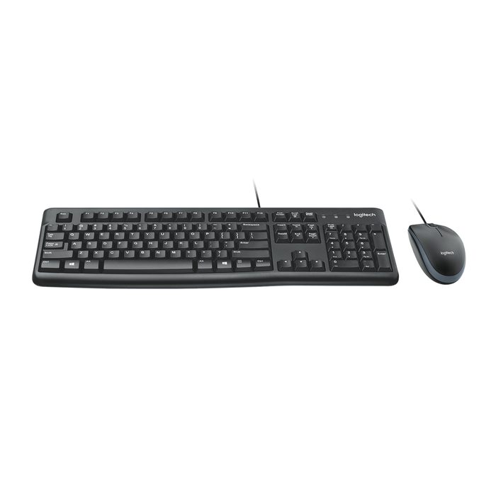 Combo Teclado y Mouse Logitech MK120 Negro