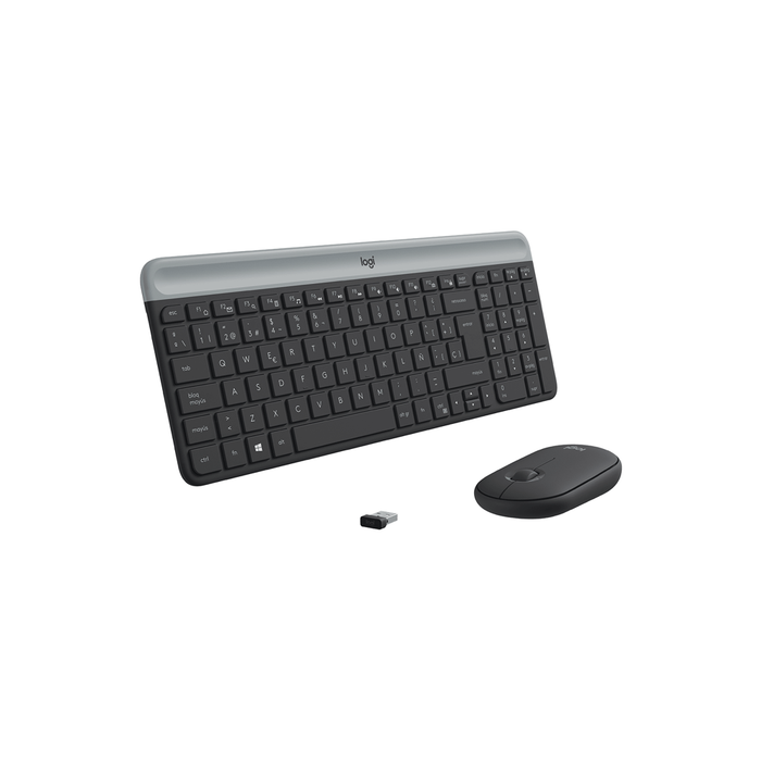 Combo Teclado y Mouse Inalámbrico Logitech MK470 Grafito