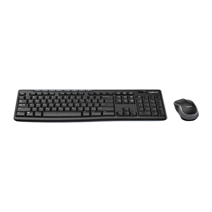 Combo Teclado y Mouse Inalámbrico Logitech MK270 Negro