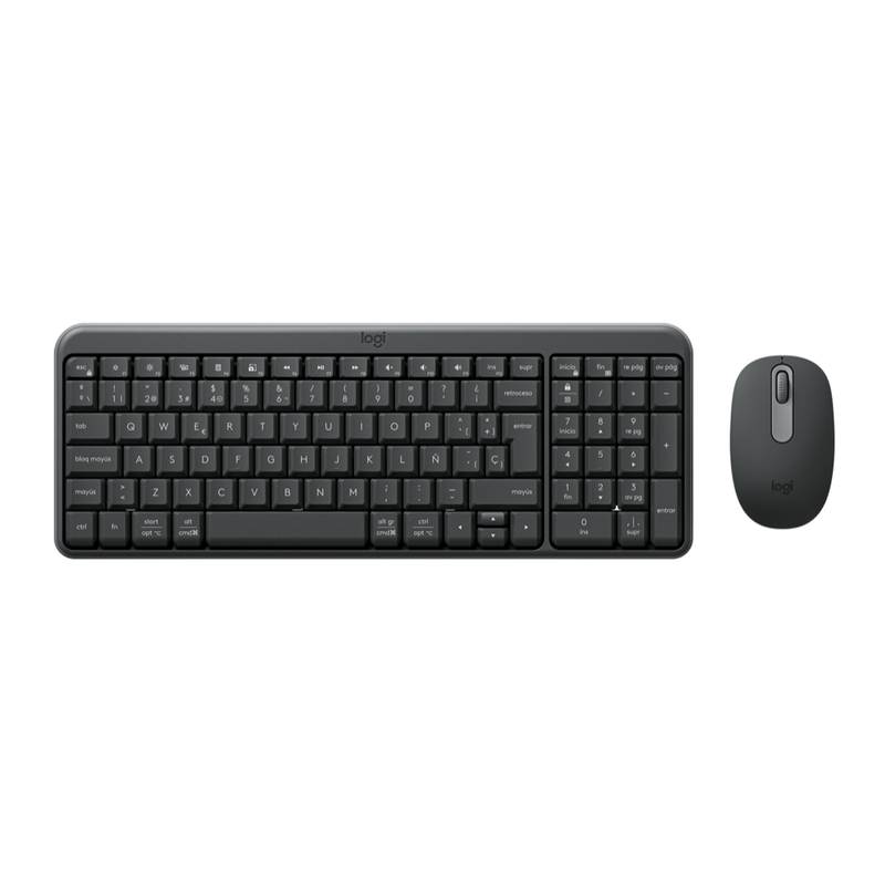Combo Teclado y Mouse Inalámbrico Logitech MK250 Grafito