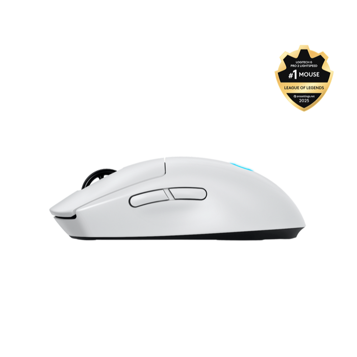 Mouse Gamer Inalámbrico Logitech G PRO 2 Lightspeed Blanco