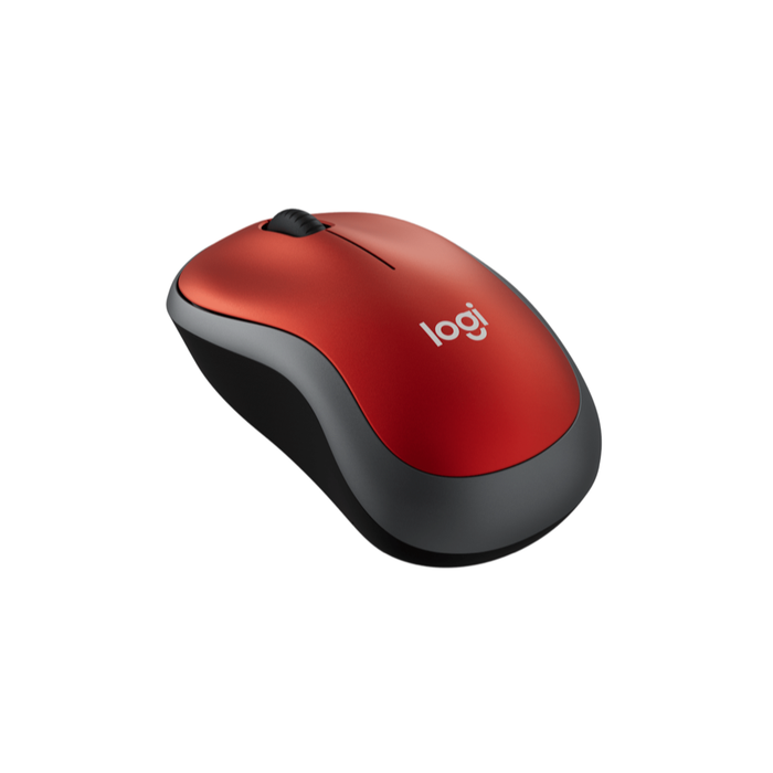 Mouse Inalámbrico Logitech M185 Rojo
