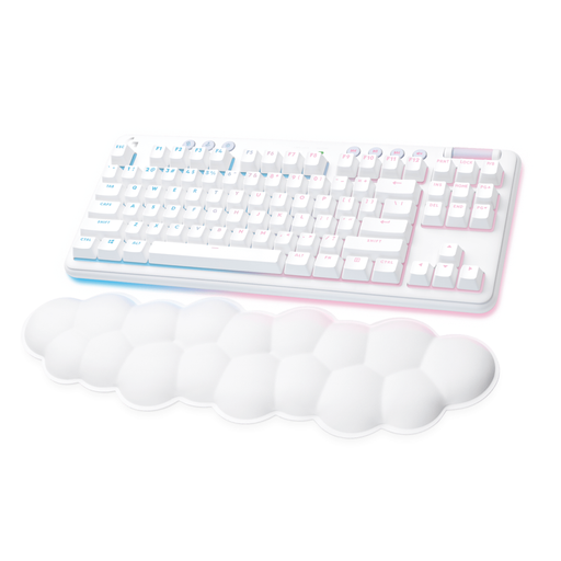 Teclado Gamer Inalámbrico Logitech G715 TKL Táctil Blanco
