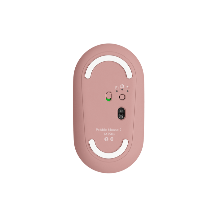 Mouse Bluetooth Logitech Pebble 2 M350s Rosado